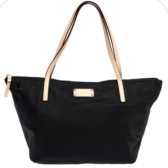 kate spade Bags Kate Spade Large Nylon Tote Black Poshmark